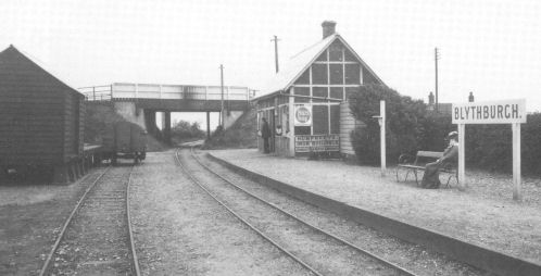 Blythburgh Station  photo taken sometime around 1890